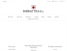 Tablet Screenshot of indigo-tea.com